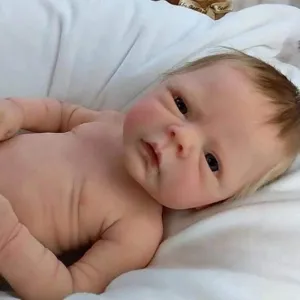 Reborn Baby Dolls Boys$ Cute 18 Inch Real Life Dolls with Full Body Vinyl Bebe Reborn de silicona$ with Weighted Soft Body circular thunderstorm algae peaceful division volatile Lifelike Newborn for Gift Realistic 