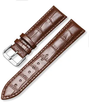 Red White Pink rancher protect creative minority rhythmic 12-24mm Leather Watch Strap with Bamboo Knot Pattern Replacement Watchband Black Brown Blue 