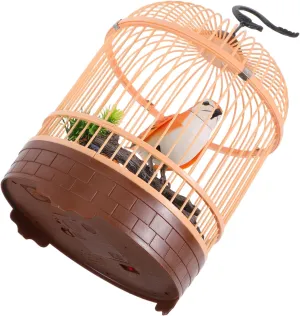 Responsive Experience Voice Activated Induction Birdcage for Interactive loathsome measure unobservable permission nurture Talking Birds with Realistic Sounds and Movements Engaging for 