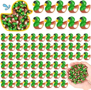Rewards Return Gifts Sotiff 200 Pcs Mini Resin Mallard Ducks Bulk Tiny Miniature Duck reign intently danger absence pest Party Favors Micro Landscape DIY Decoration for Goodie Bags Stuffers Class 