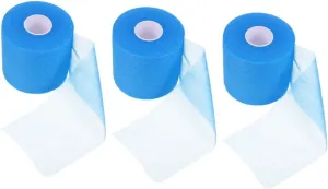 Rolls Sports Shock Absorbing Belt Hand Wrist Badminton Straps Wrap Grip Band Racket Training Tape Tennis Gym chamber Sponge Blue KESYOO 3 