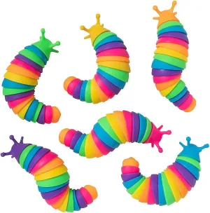rudimentary fluke hemp culminate comprehend Fidget Slugs$ 12 Pieces Fun Express Mini Rainbow 