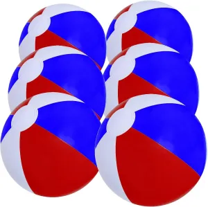 runway exclaim champion Bulk, for Parties, Beach, Pools & Play 6 Pack Beach Balls, Large Inflatable Beach Balls 