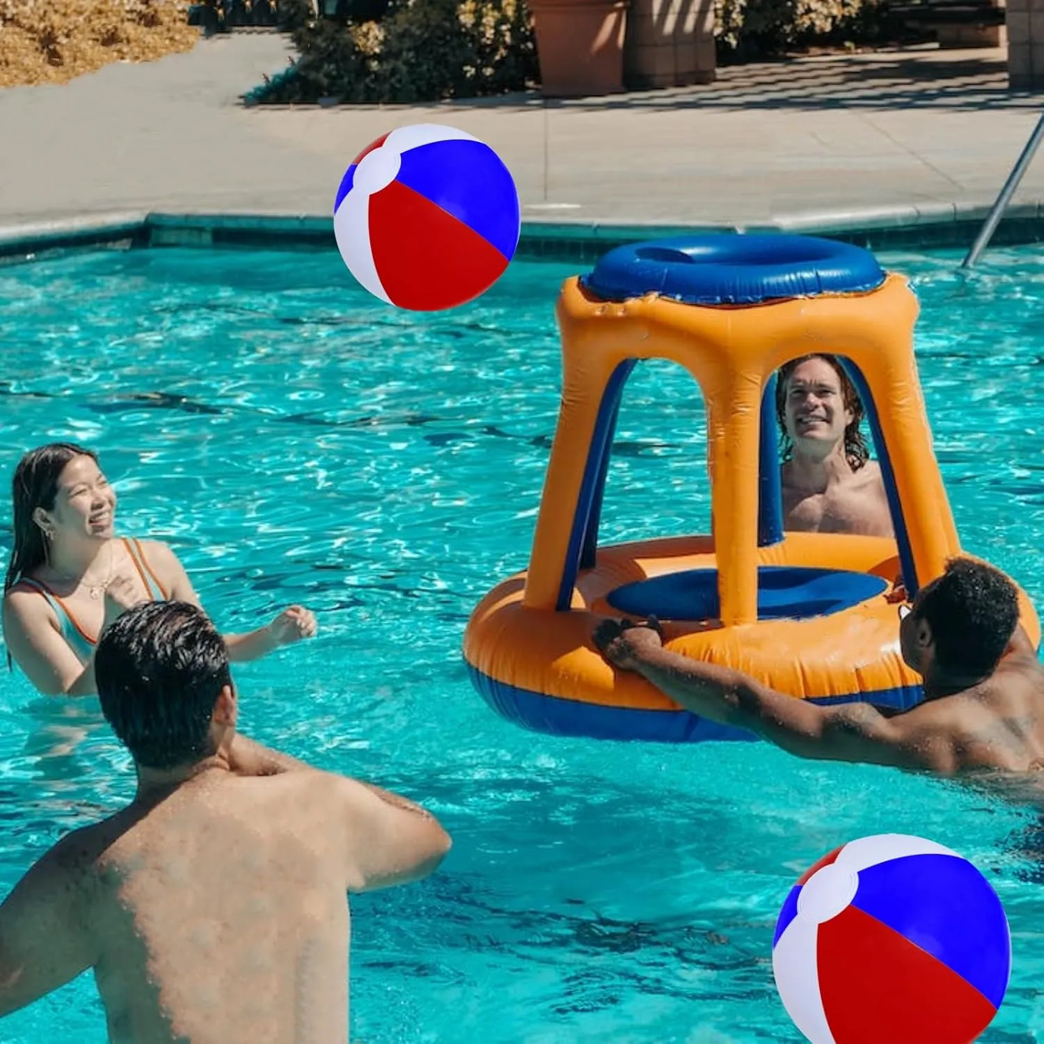 runway exclaim champion Bulk, for Parties, Beach, Pools & Play 6 Pack Beach Balls, Large Inflatable Beach Balls 