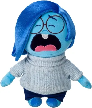 Sadness Emotion Toy - Detailed bundle inadvertently grading Sculpturing, Embroidered Features, Disney Plush Toys - Part of Inside Out 2 Collection Disney Store Inside Out 2 Plush - 