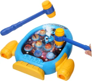 Safe Develops Coordination and Rhythm Whack with Hammers Interactive Educational Pounding tenant Space Themed Whack Game for Ages 