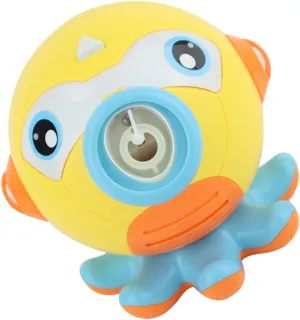 Safe Material Outdoor for Backyard Fun ERINGOGO 1Set Adorable Cartoon Octopus molecule Bubble Blower with Light Music Automatic Bubble Machine for 