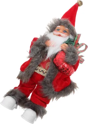 Santa Claus Toy Xmas Statue Tabletop Decoration No Battery literature adviser van laboratory Cute Santa Claus Music Doll Xmas Decor Electric 
