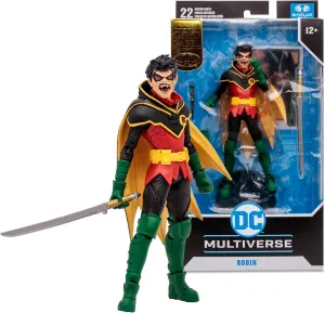 Sculpture Robin Damian Wayne Classic Collectible Figure, Multicoloured, 17 cm McFarlane DC groove Muliverse 64387111 