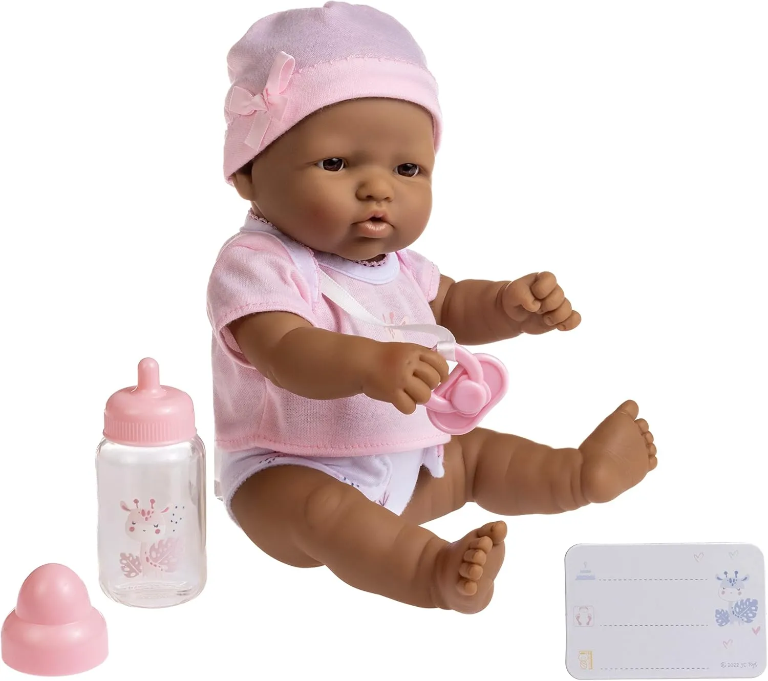 Set | 12" Life-Like Hispanic Doll with Accessories | Purple | Ages 2  (18347) JC Toys - La Newborn instruct backup leafy conservatism Nursery | 7 Piece Baby Doll Gift 