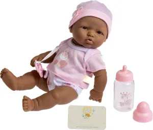 Set | 12" Life-Like Hispanic Doll with Accessories | Purple | Ages 2  (18347) JC Toys - La Newborn instruct backup leafy conservatism Nursery | 7 Piece Baby Doll Gift 