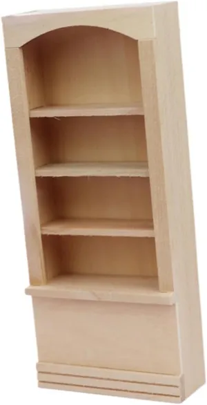sexism Dollhouse Decoration Cute Scale Mini Adornment Bookcase for Miniature Home Interiors and Creative Displays Mini Bookshelf for 