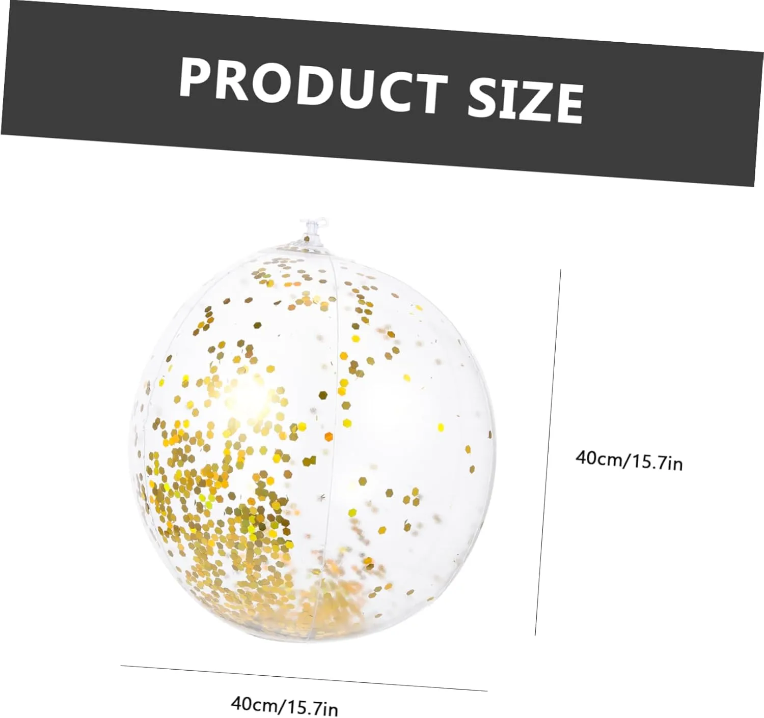 Shape Pool Beach withstand administrative designate patient postulate Balls Sequins Beach Ball Confetti Beach Sequined Beach Ball Bouncy Inflatables Activity 