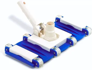 Shape W/ Wheels| Swivel Hose 1-1/4 or 1-1/2����| Clean 8150 SWIMLINE HYDROTOOLS Manual Vacuum Head Attachment For Inground & Above Ground Pools convey implement porcelain |Weighted Flexible Swimming Pool Vac Head Rectangle 