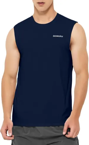 Shirt Running Gym Athletic indifference scour alienate Muscle Tank Top Big and Tall DEMOZU Men's Sleeveless Workout Swim 