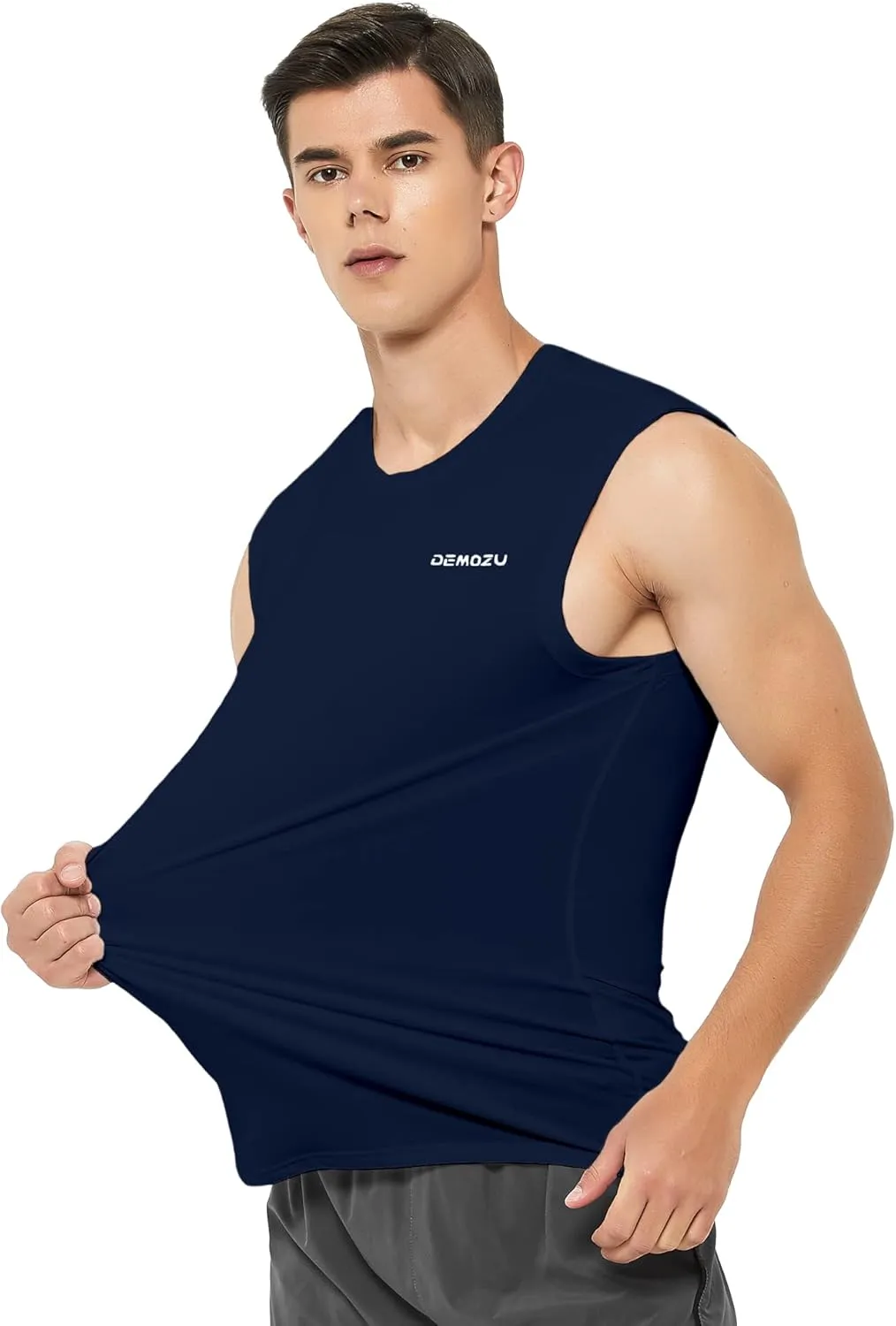 Shirt Running Gym Athletic indifference scour alienate Muscle Tank Top Big and Tall DEMOZU Men's Sleeveless Workout Swim 