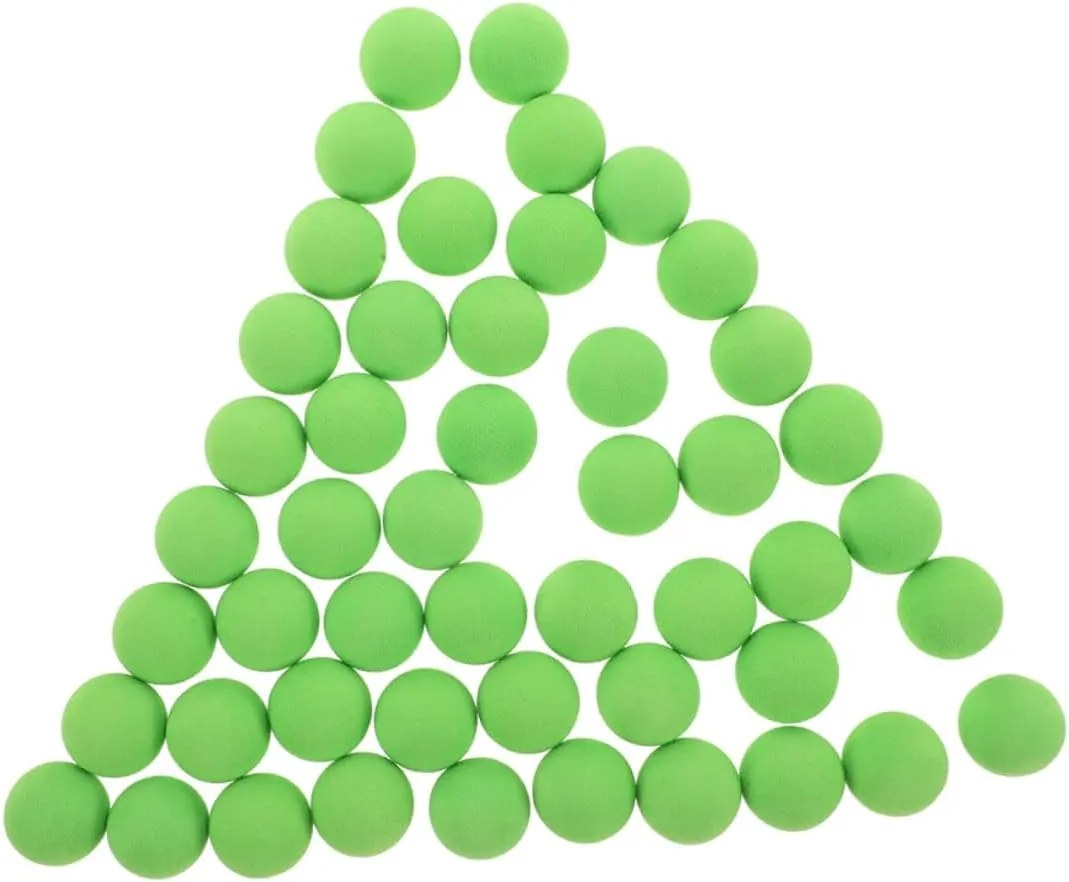 Shooting Game Fun Family Activity for Boys and Girls ceremonial Enhances Hand-Eye Coordination and Agility Training for Ball and Electronic Target VANZACK 100pcs Soft Foam Balls for Indoor Target 