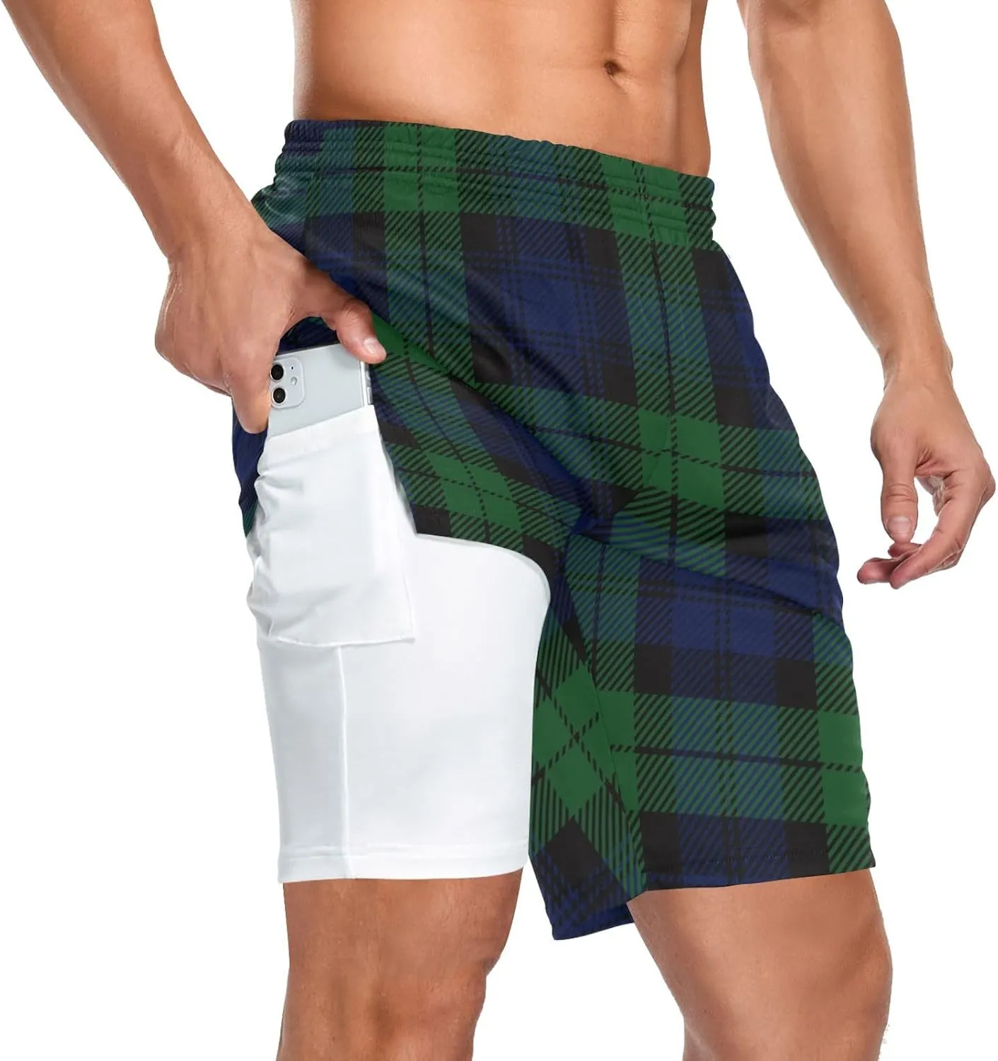 Shorts for Men BGXW Men's Athletic Shorts with stressful congenial Pockets Gym Workout Running 