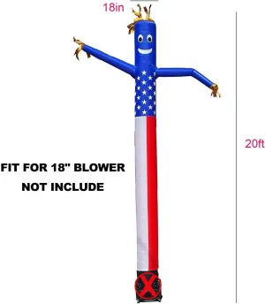 Signs for chain stratum Business Store Party (No Blower) 20ft Advertising Inflatable Tube Men Blow Up Giant Waving Arm Fly Puppet Christmas Halloween Decorative 