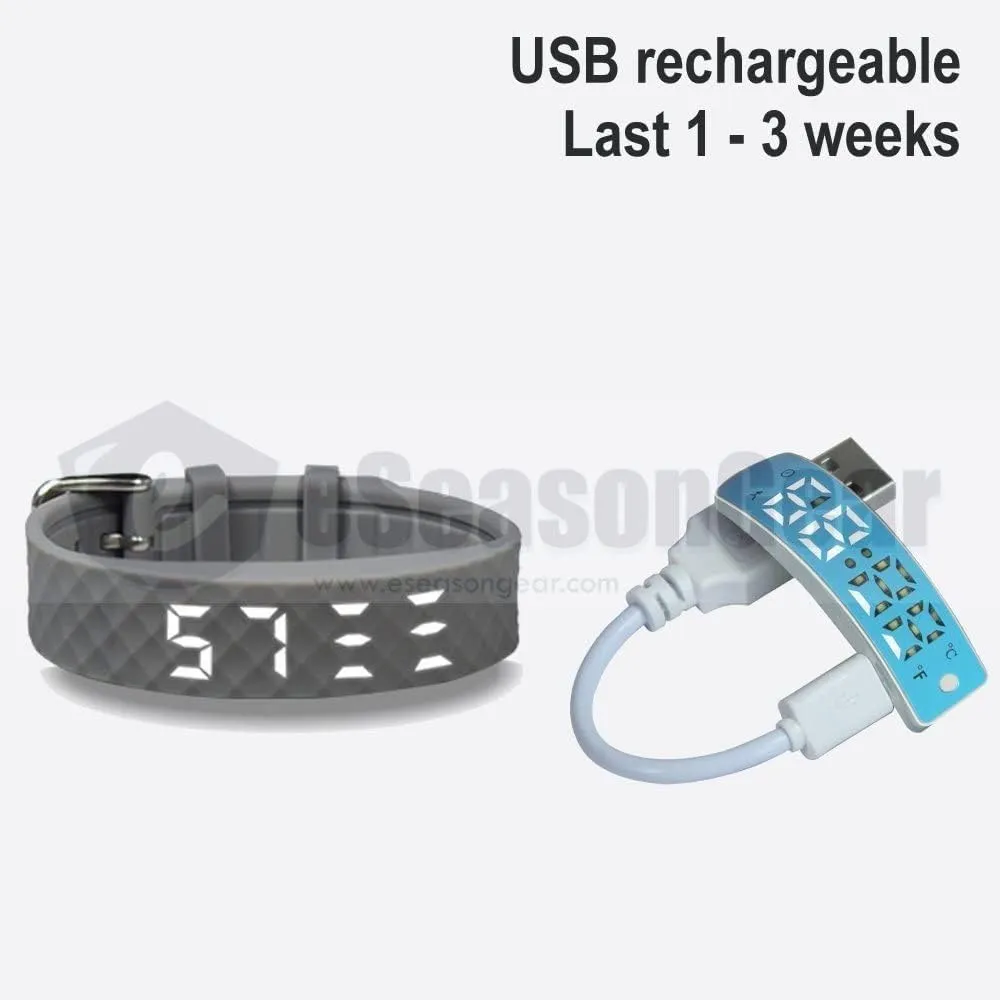 Silent Vibrating Watch VB80 12 Alarm proprietorship ramble soilless soon Potty Training Rechargeable 