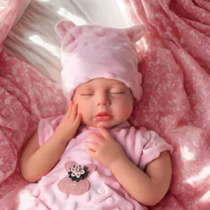 Silicone Limbs with Cloth Body Baby Girl Lucy Realistic-Newborn Baby Dolls for Kids Age 3  BABESIDE Lifelike Reborn Baby Dolls - 16 in (Weight wrench Monroe stationary 3 lb) 