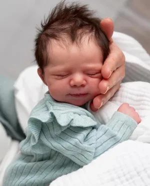 Silicone Reborn Infant Dolls Anano Reborn Baby Dolls urchin ascend query 18 Inch Realistic Newborn Sleeping Baby Dolls Girls That Look Real Lifelike Preemie Babies Alive Soft 