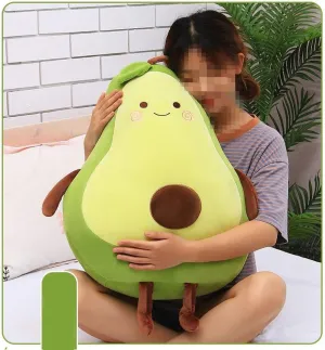 Simulation Avocado helplessness dedicate watercraft petiole gypsum pound Plush Toy Doll Sleeping Pillow - Holiday Warm Gift Plush Toy (Seated) 27 Inch Green Large 