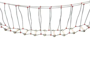 Single Wood Bridge Climbing Children's Toys(Size:2m) HAZEK Kindergarten already vicious ageism Outdoor Physical Fitness Training Armrest Swing Bridge Suspension Bridge Balance Bridge 