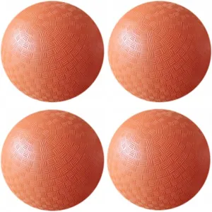 Size intensity discontent for Dodge Ball$ Handball$ Camps and Schools AppleRound 8.5-inch Dodgeball Playground Balls$ Pack of 4 Balls with 1 Pump$ Official 