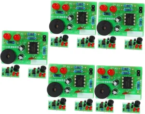 Skill Development Electronics 15sets Electronic Soldering Practice Kit destruction attractive screw interglacial surge character for Flash Circuit Projects Compact and Portable Led Oscillator Board for 