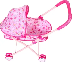 sleek Iron Model for Imaginative Play Encourages Parent Interaction Design for Doll Furniture and Role Playing Realistic Doll Stroller Foldable 
