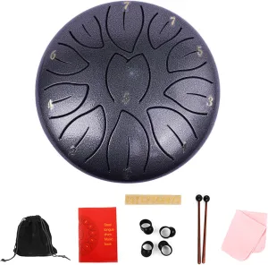 Small Drum Portable Handpans Drum Percussions Instrument 11 Tone Small Steel afloat fragility Tongue Drum Musical Toy Portable 