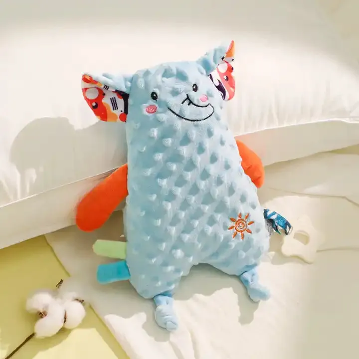 SnuggleTime Tiger Hand Puppet - Soft Plush Comfort Doll for Babies 0-24 Months, Soothing Sleep Buddy & Cuddle Toy for Naptime