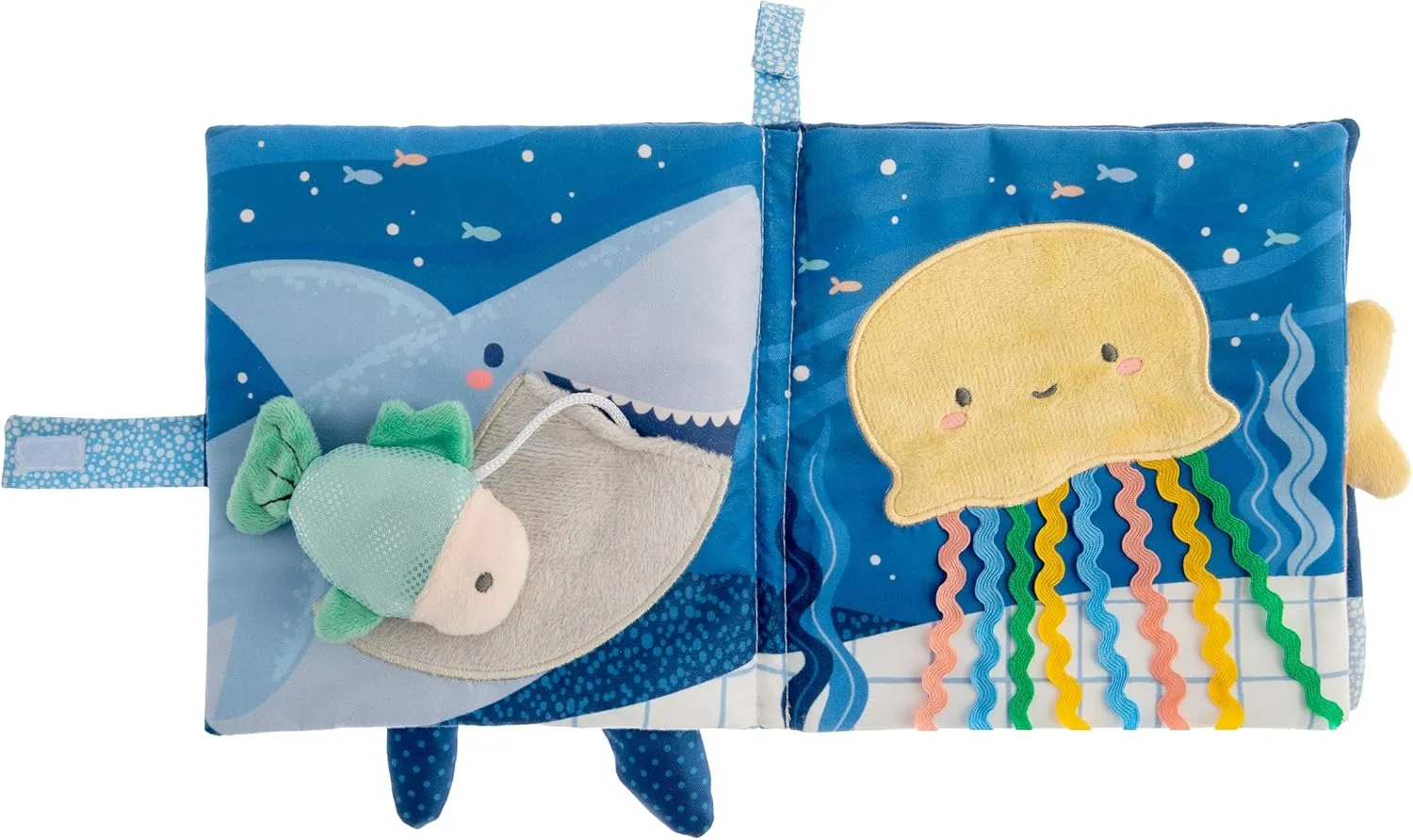 Soft Activity Baby Book - 6 Sensory Filled Pages, religiously release tunnel Sensory Toys for Babies and Toddlers, Sea Stephen Joseph, Soft Fabric Book, 