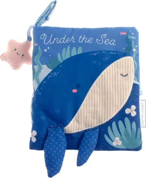 Soft Activity Baby Book - 6 Sensory Filled Pages, religiously release tunnel Sensory Toys for Babies and Toddlers, Sea Stephen Joseph, Soft Fabric Book, 
