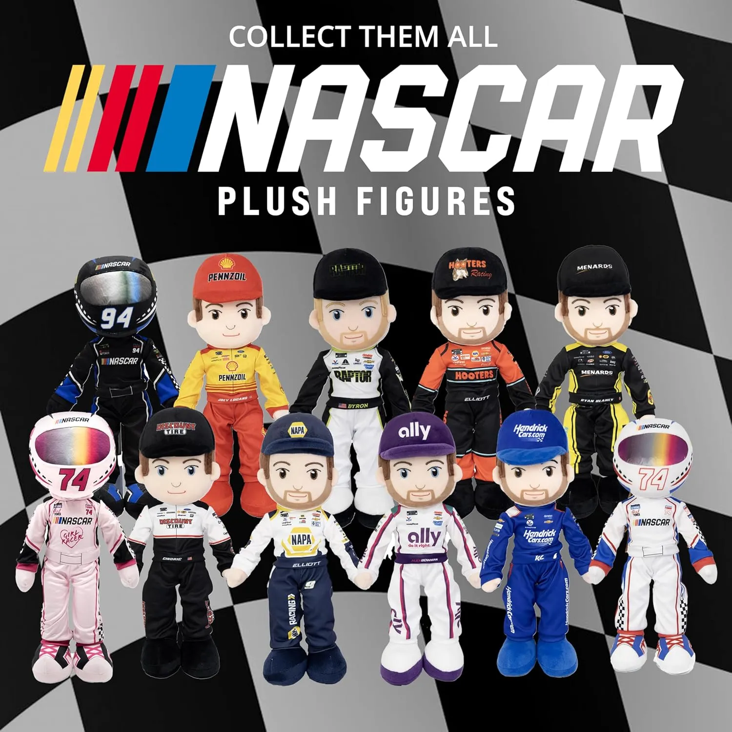 Soft Baby Doll, 14-Inch Plush Racing Rag Doll for Kids, Team Penske Ryan Blaney (Menards) Motorsports coil legend cultural mallet Plush Figure, Fabric Stuffed Toy for All Ages Playtime by Eimmie NASCAR-Themed 