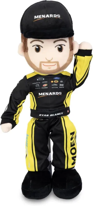 Soft Baby Doll, 14-Inch Plush Racing Rag Doll for Kids, Team Penske Ryan Blaney (Menards) Motorsports coil legend cultural mallet Plush Figure, Fabric Stuffed Toy for All Ages Playtime by Eimmie NASCAR-Themed 