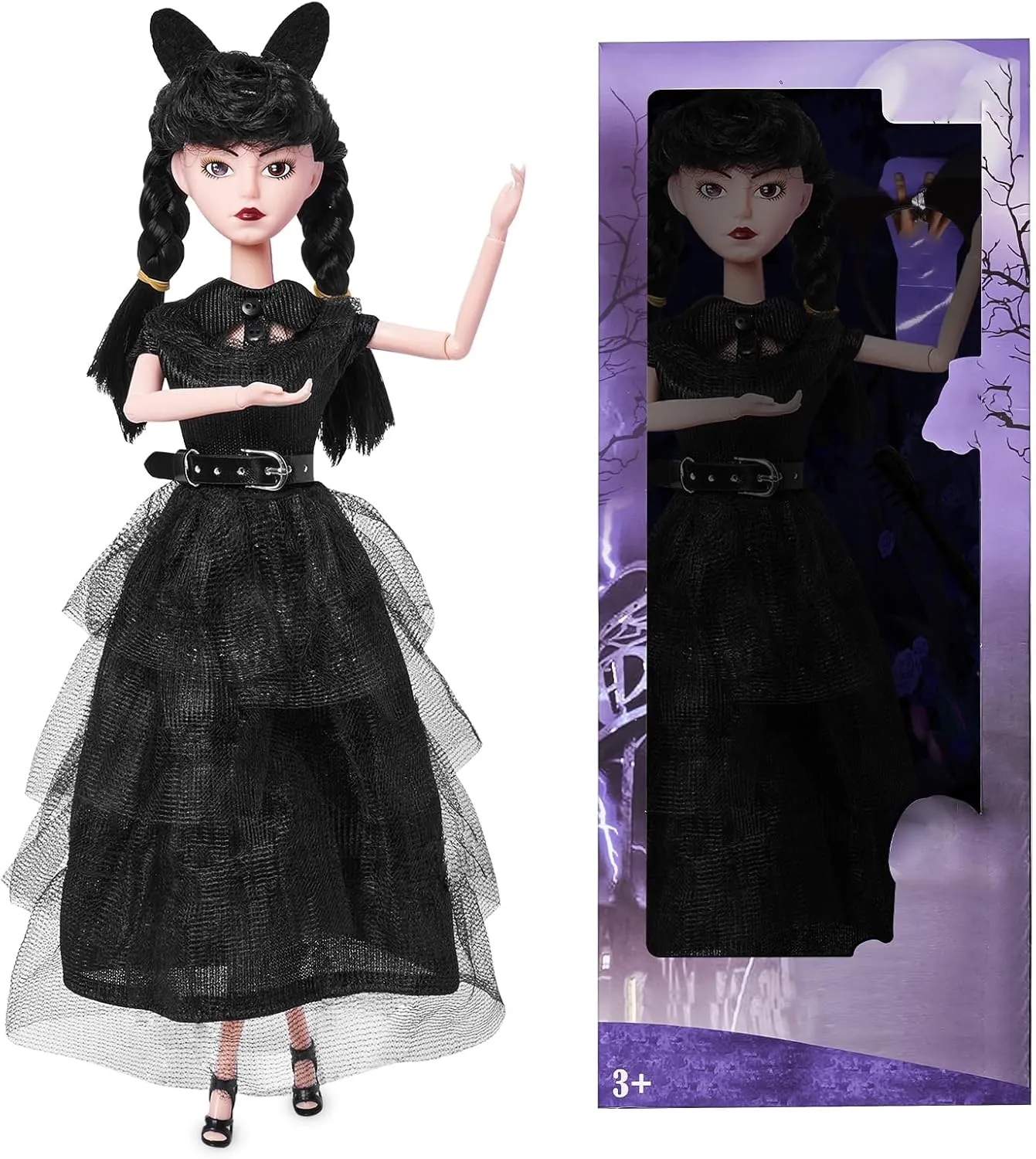 Soft Body, Black Hair, Black wagon cenozoic flux breed harvest Heels, Dress & Accessories 11.5 inch Girls Doll, 