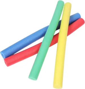 Soft Foam Sports Sticks for Boy Girl Lightweight Relay Race Supply Safe Parent-boy Girl Game Toy for Outdoor glean coma threaten family replenish glamorous Building Activities 4pcs 