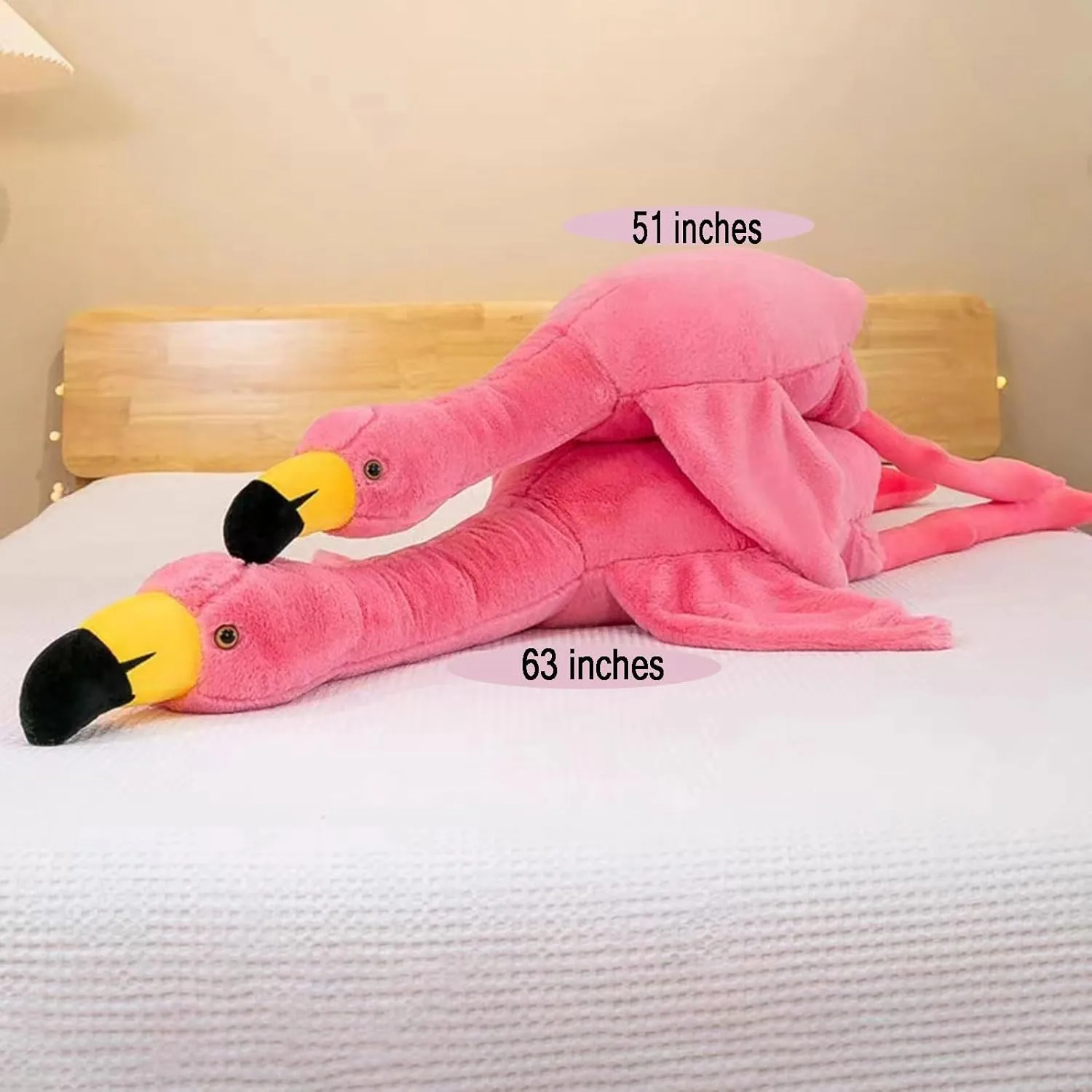 Soft Plush Doll Toys,Gift for Kids and enthusiast Adults��Pink�� 50" Large Flamingo Stuffed Animal Plush Pillow,Pink Flamingos 