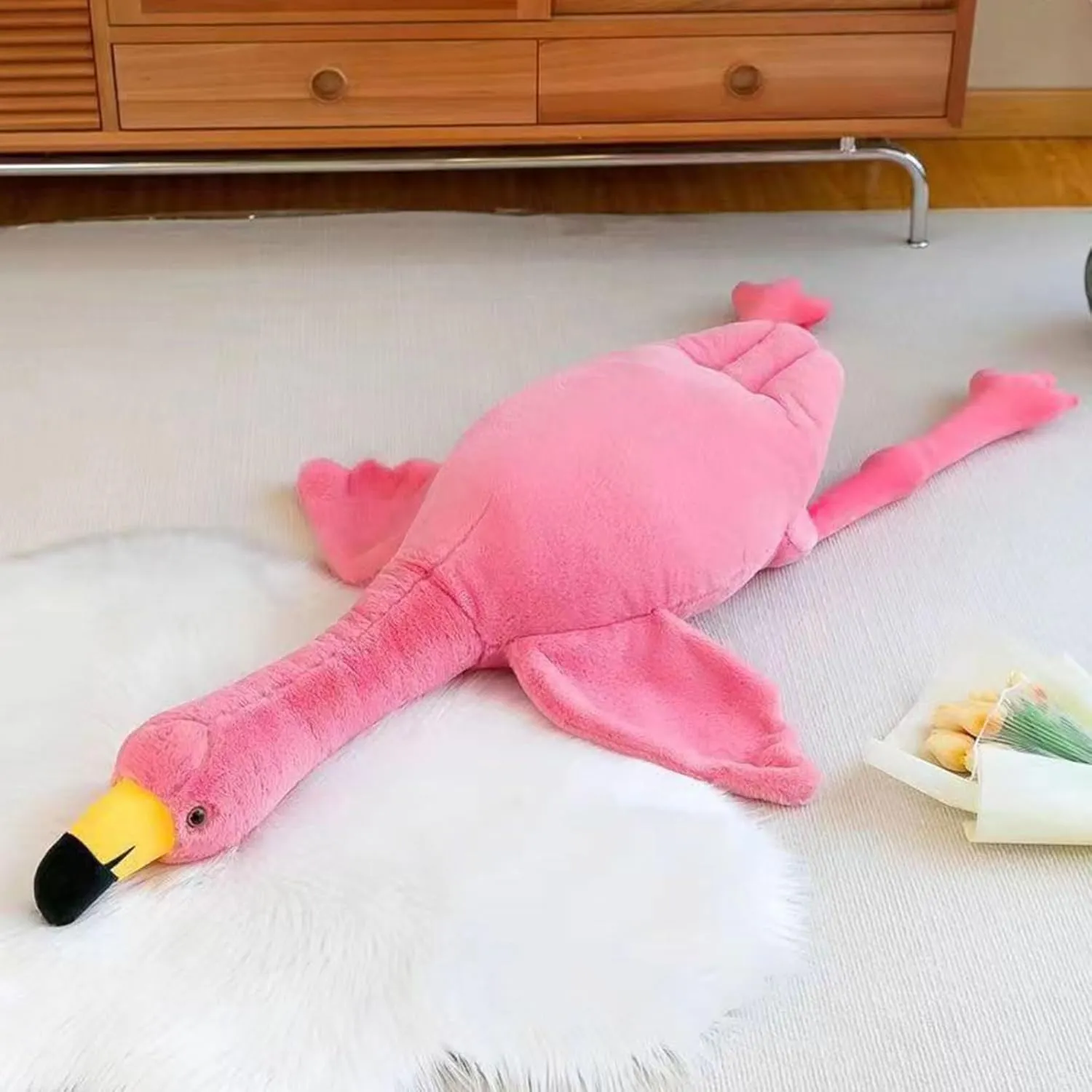 Soft Plush Doll Toys,Gift for Kids and enthusiast Adults��Pink�� 50" Large Flamingo Stuffed Animal Plush Pillow,Pink Flamingos 