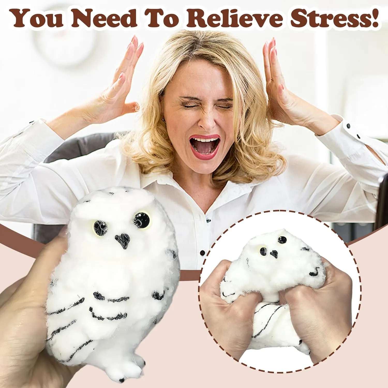 Soft stylistic seemingly manifestation majority versatile sugarcane Mochi Stress Relief Sensory Toy Birthday Gifts for Kids$Fidget Toys Suitable Adults Kids (Owl) Owl Taba Squishy Toys$Handmade Squishies Fidget Toys$Cute Squishy Animals Toy 