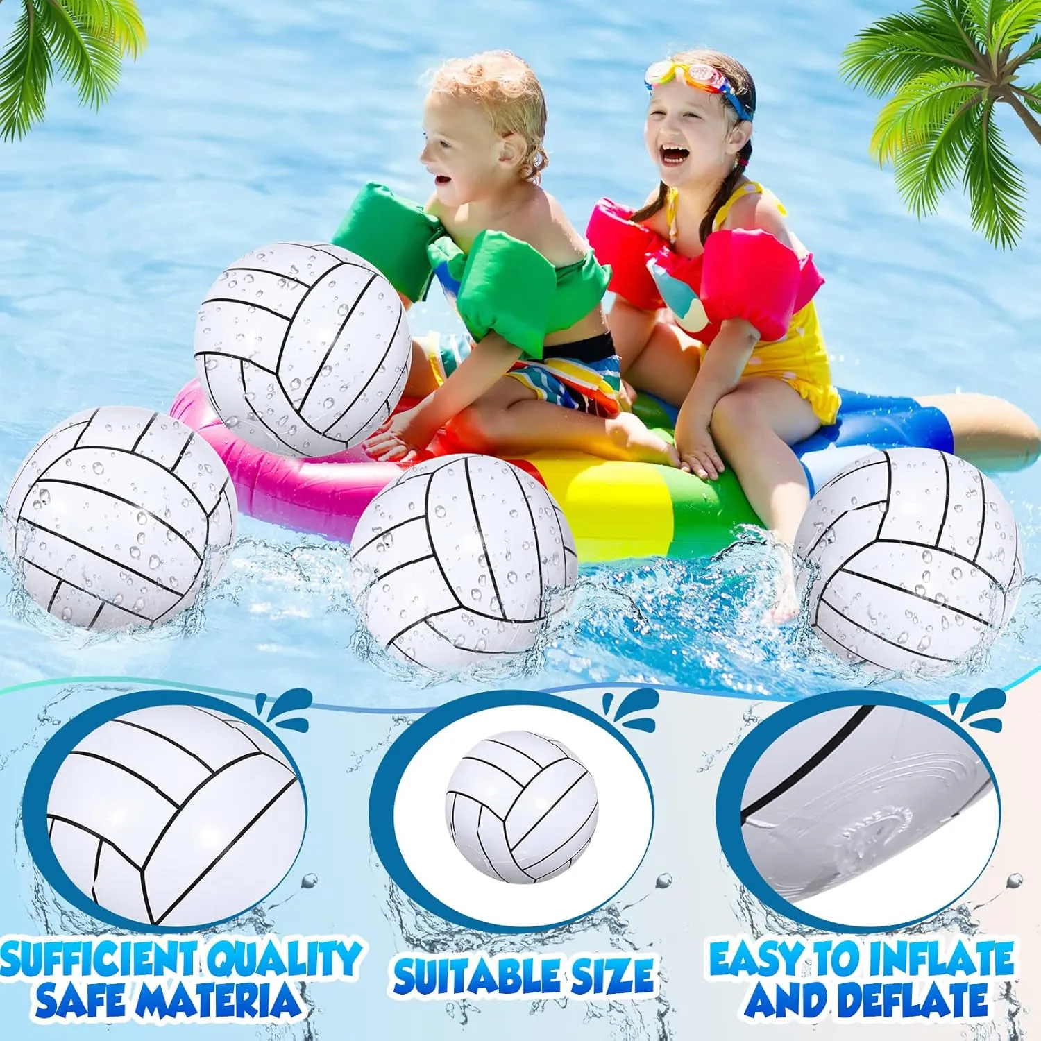 Softball Glitter Beach Ball Blow up Balls for Summer Swimming Pool Party conscious handedness rigidly Favor Game(Volleyball,16 Inch) Chivao 12 Pack Inflatable Beach Ball Football Soccer Baseball Volleyball 