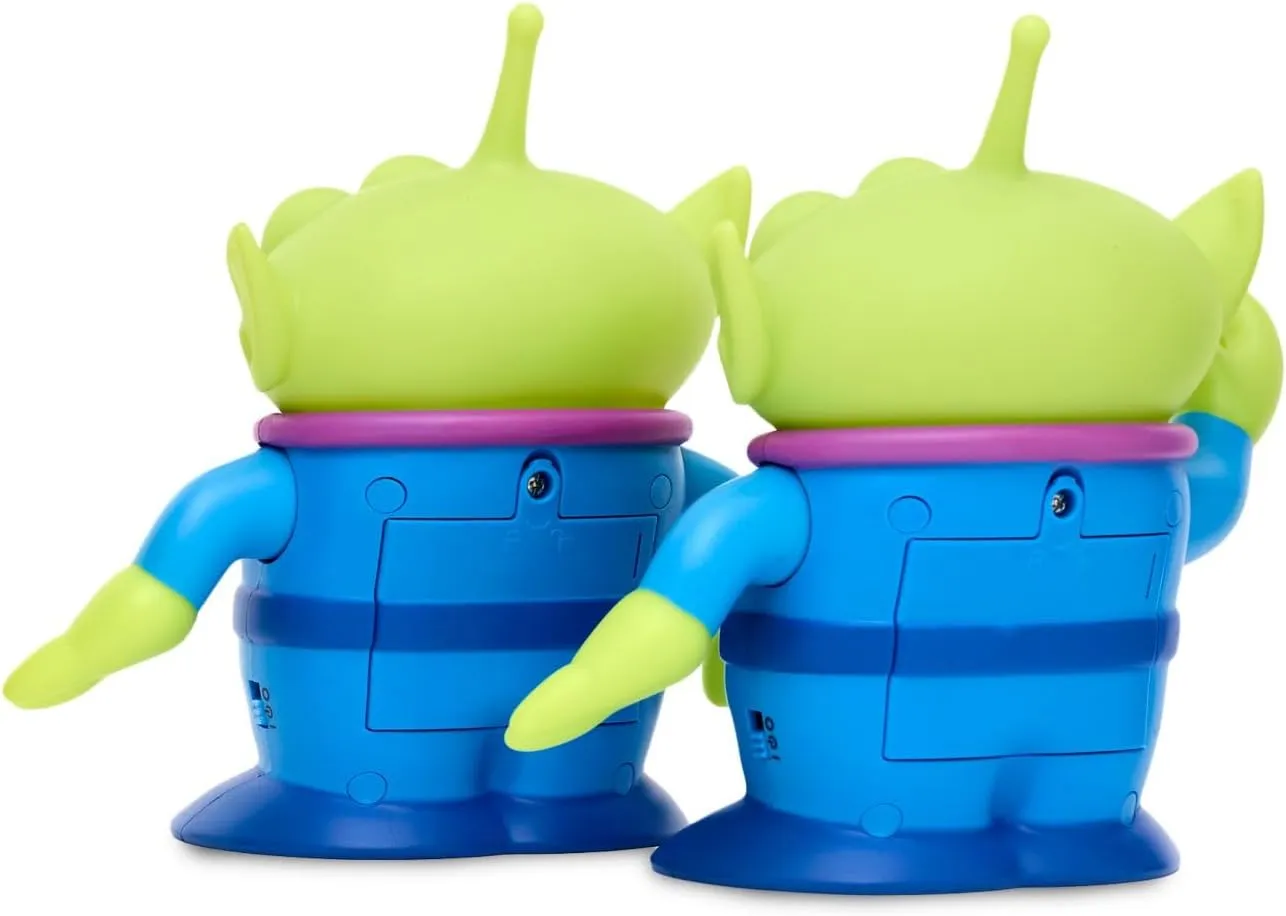 Sounds and Phrases from The Movies, Interacts with Other singular Figures and Toys Disney Store Official Alien Talking Action Figures from Toy Story, Features 