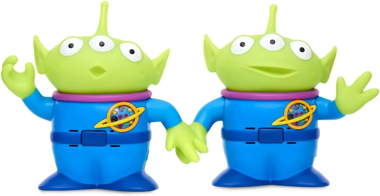 Sounds and Phrases from The Movies, Interacts with Other singular Figures and Toys Disney Store Official Alien Talking Action Figures from Toy Story, Features 