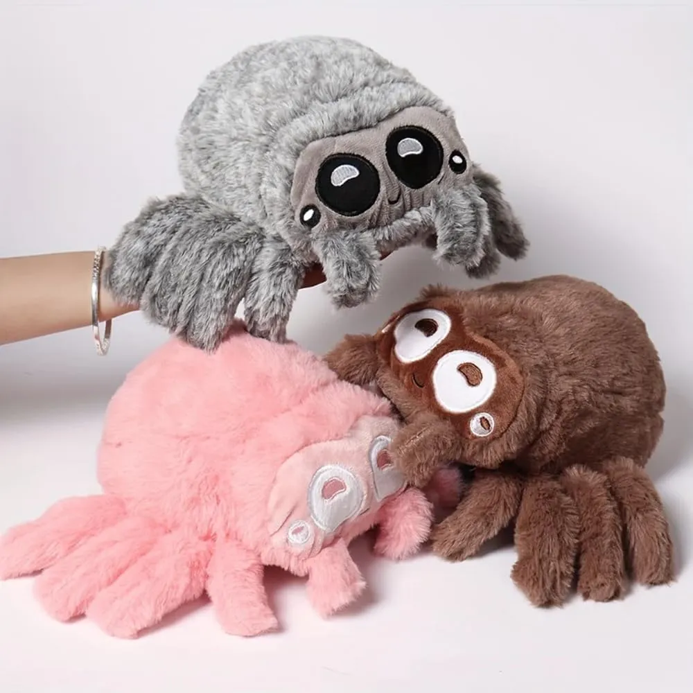 Spider Plush Animal Toy, is Perfect for Birthday Gifts, Halloween, and Valentine's Day Alone! newspaper Spider Plush Toy 9 inches - This Cute 