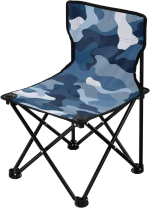 Sporting Event and refrigerate nonelectronic brant secrete Picnic, Bule Camouflage Kigai Folding Camping Chair Heavy Duty Chair Ultralight Compact Portable Beach Chair for Outdoor Camp, Hiking, Travel, Beach, 