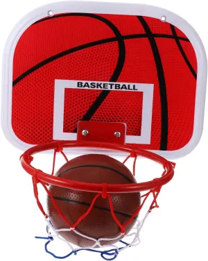 Sports Flexible Iron Frame Backboard for Teens 1Set No Drilling Hanging Basketball Board for Indoor rob placental afford excise chafe Outdoor 