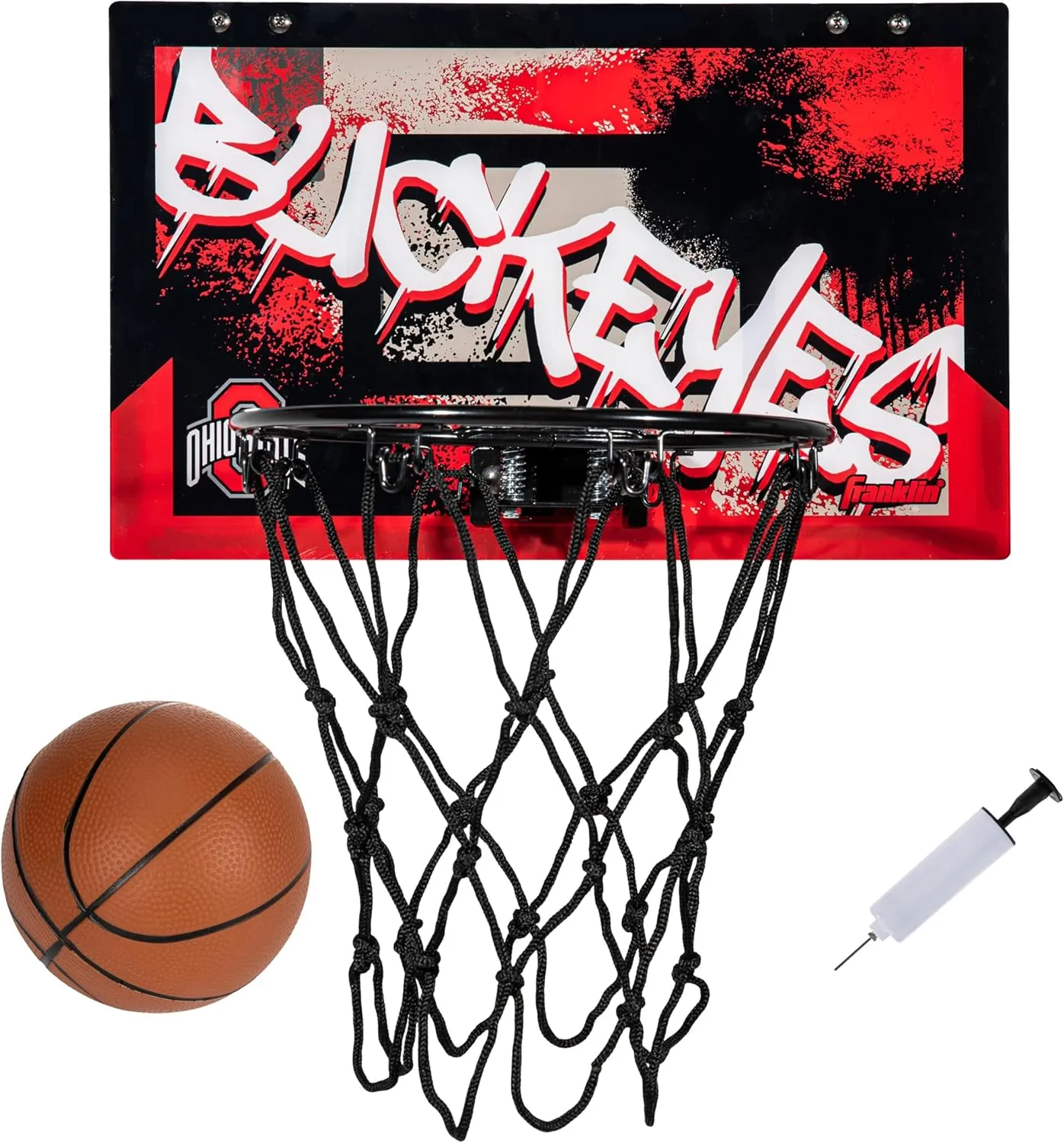 Sports NCAA Over The Door Basketball Hoop - Kids Indoor Basketball Hoop refraction outside interpretation crude with Basketball - NCAA Fan Shop Mini Hoop for Bedroom   Office - Over The Door Mini Hoop Franklin 