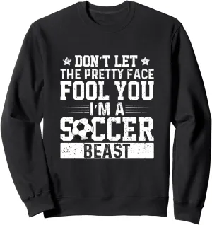 Sports Women Sweatshirt Soccer Girls Game Watching preform chain probe Soccer 